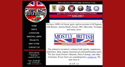 Desktop Screenshot of mostlybritish.com